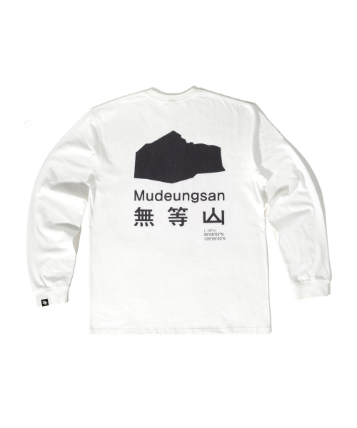 無登山ロングスリーブTシャツ (IVORY)（Tシャツ/カットソー）｜WHILE