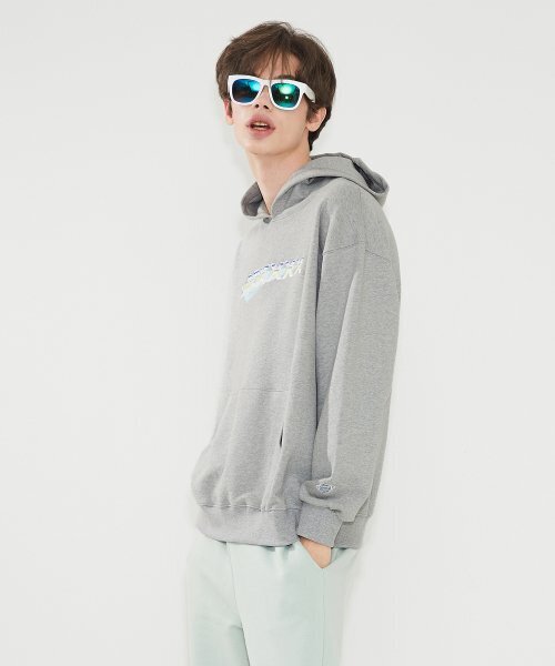 AOX(エーオーエックス)の「Stripe logo Hoodie(Oversize fit) M/Grey(パーカー・メンズ・その他・LARGE/MEDIUM/SMALL)」の6枚目の写真