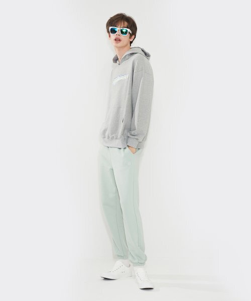 AOX(エーオーエックス)の「Stripe logo Hoodie(Oversize fit) M/Grey(パーカー・メンズ・その他・LARGE/MEDIUM/SMALL)」の8枚目の写真