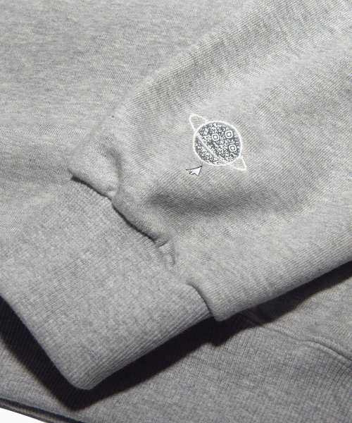 AOX(エーオーエックス)の「Stripe logo Hoodie(Oversize fit) M/Grey(パーカー・メンズ・その他・LARGE/MEDIUM/SMALL)」の2枚目の写真