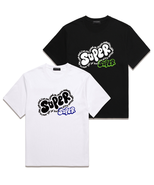 OUSE(オウズ)の「スーパーオーバーサイズ半袖Tシャツ (DS025) ホワイト(Tシャツ/カットソー・レディース・その他・SMALL/MEDIUM/LARGE/X-LARGE/XX-LARGE)」の3枚目の写真