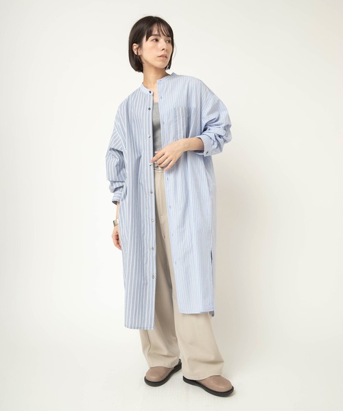 RNA-N(アールエヌエーエヌ)の「R4423 Nロゴベルトタックパンツ(その他パンツ・レディース・ライトベージュ/チャコールグレー/ライトグレー・FREE)」の21枚目の写真