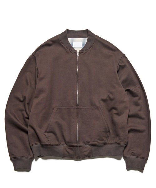 SOPHNET.（ソフネット）の「ZIP-UP SWEAT JACKET（ブルゾン・メンズ・ブラック/ブラウン・1/2/3/4/5）」の2枚目の写真