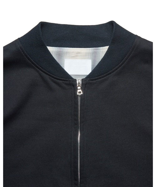 SOPHNET.（ソフネット）の「ZIP-UP SWEAT JACKET（ブルゾン・メンズ・ブラック/ブラウン・1/2/3/4/5）」の6枚目の写真