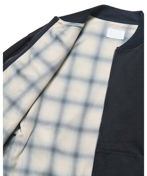 SOPHNET.（ソフネット）の「ZIP-UP SWEAT JACKET（ブルゾン・メンズ・ブラック/ブラウン・1/2/3/4/5）」の7枚目の写真