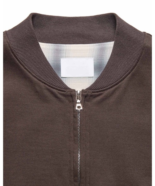 SOPHNET.（ソフネット）の「ZIP-UP SWEAT JACKET（ブルゾン・メンズ・ブラック/ブラウン・1/2/3/4/5）」の9枚目の写真