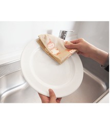 MOOMIN（ムーミン）の「ムーミン マイクロファイバーふきん ３０×３０cm　３Ｐ　リトルミイ OKTO（掃除グッズ）」