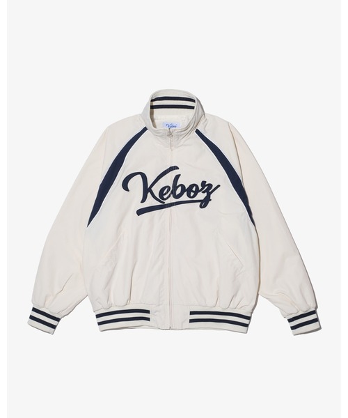 KEBOZ（ケボズ）の「SUPPLEX NYLON ICON SPORTS JACKET（ナイロンジャケット・メンズ・オフホワイト/ブラック・L/M/XL）」の7枚目の写真