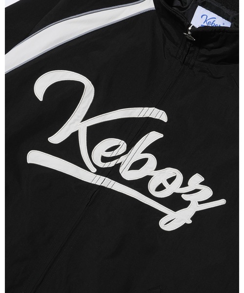KEBOZ（ケボズ）の「SUPPLEX NYLON ICON SPORTS JACKET（ナイロンジャケット・メンズ・オフホワイト/ブラック・L/M/XL）」の13枚目の写真