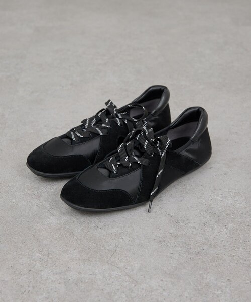 GALLARDAGALANTE（ガリャルダガランテ）の「【2.718】サテンスニーカー（その他シューズ・レディース・ブラック/ダークブラウン・36/37/38）」の4枚目の写真