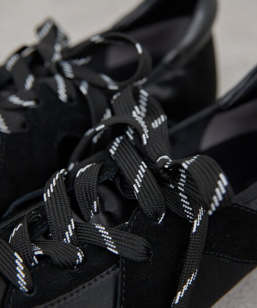 GALLARDAGALANTE（ガリャルダガランテ）の「【2.718】サテンスニーカー（その他シューズ・レディース・ブラック/ダークブラウン・36/37/38）」の6枚目の写真