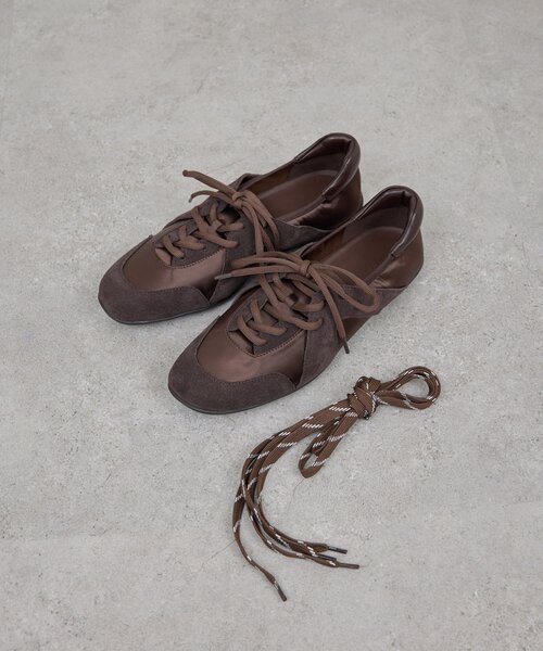 GALLARDAGALANTE（ガリャルダガランテ）の「【2.718】サテンスニーカー（その他シューズ・レディース・ブラック/ダークブラウン・36/37/38）」の17枚目の写真