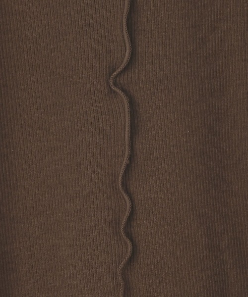 LOWRYS FARM（ローリーズファーム）の「メロークルーロングスリーブ　 635116（Tシャツ/カットソー・レディース・アイボリー/ブラック/ブラウン/イエロー・FREE）」の14枚目の写真