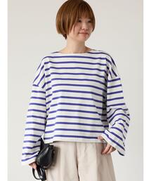 Lugnoncure | ビッグスリーブボーダーカットソー(Tシャツ/カットソー)