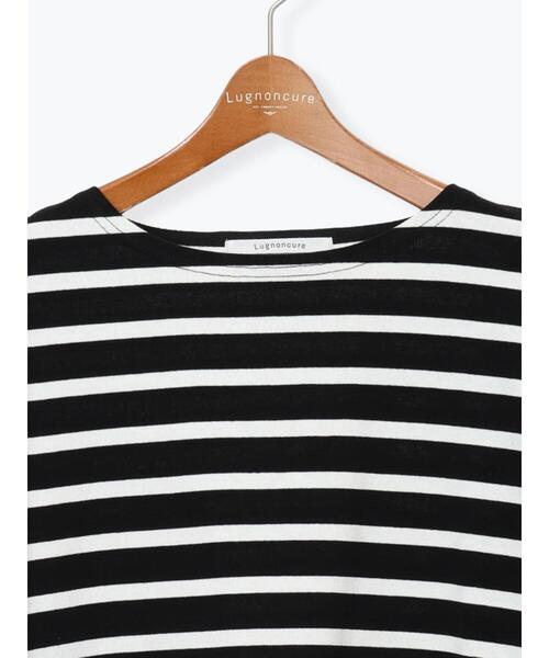 Lugnoncure（ルノンキュール）の「ビッグスリーブボーダーカットソー（Tシャツ/カットソー・レディース・パープル/ブラウン/ブラック・F）」の15枚目の写真