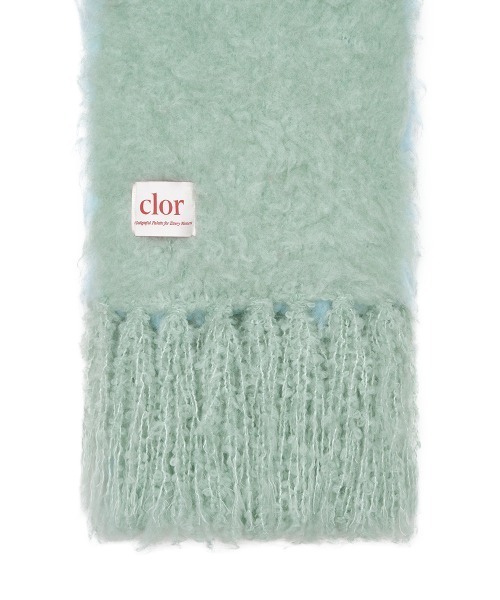 ROCKFISH WEATHERWEAR（ロックフィッシュウェザーウェア）の「OVERSIZE SHAGGY SCARF（マフラー・レディース・ライトイエロー/ピンク/レッド/ミント・FREE）」の12枚目の写真