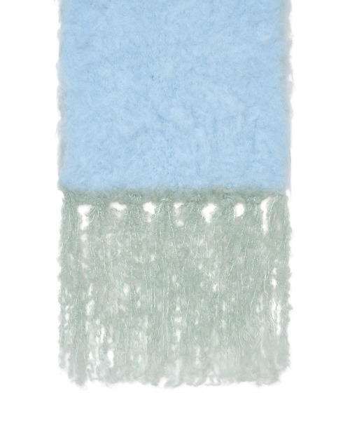 ROCKFISH WEATHERWEAR（ロックフィッシュウェザーウェア）の「OVERSIZE SHAGGY SCARF（マフラー・レディース・ライトイエロー/ピンク/レッド/ミント・FREE）」の13枚目の写真