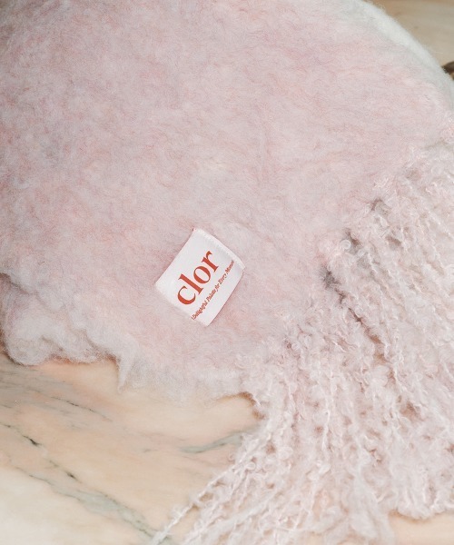 ROCKFISH WEATHERWEAR（ロックフィッシュウェザーウェア）の「OVERSIZE SHAGGY SCARF（マフラー・レディース・ライトイエロー/ピンク/レッド/ミント・FREE）」の15枚目の写真