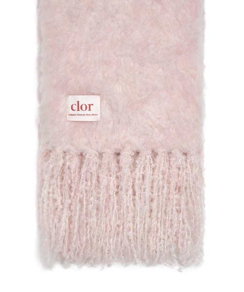 ROCKFISH WEATHERWEAR（ロックフィッシュウェザーウェア）の「OVERSIZE SHAGGY SCARF（マフラー・レディース・ライトイエロー/ピンク/レッド/ミント・FREE）」の20枚目の写真