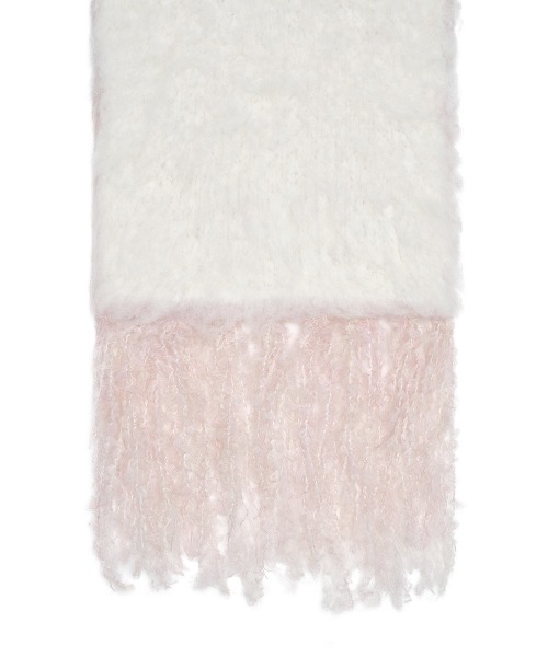 ROCKFISH WEATHERWEAR（ロックフィッシュウェザーウェア）の「OVERSIZE SHAGGY SCARF（マフラー・レディース・ライトイエロー/ピンク/レッド/ミント・FREE）」の21枚目の写真