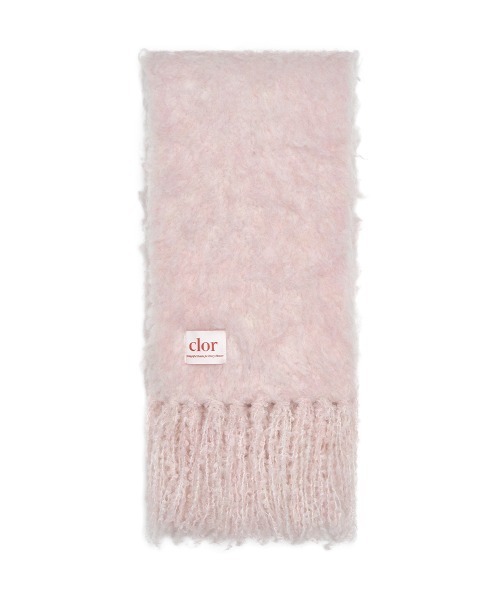 ROCKFISH WEATHERWEAR（ロックフィッシュウェザーウェア）の「OVERSIZE SHAGGY SCARF（マフラー・レディース・ライトイエロー/ピンク/レッド/ミント・FREE）」の19枚目の写真