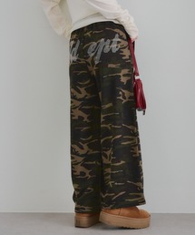 Another Branch olive des olive | 【SETUP】バックロゴラインストーン付スウェットパンツ(スウェットパンツ)