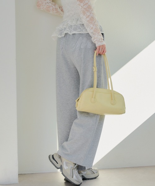 Another Branch olive des olive（アナザーブランチオリーブデオリーブ）の「【SETUP】バックロゴラインストーン付スウェットパンツ（スウェットパンツ・レディース・カモフラージュ/ピンク/グレー/チャコールグレー・FREE）」の7枚目の写真