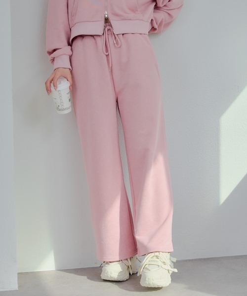 Another Branch olive des olive（アナザーブランチオリーブデオリーブ）の「【SETUP】バックロゴラインストーン付スウェットパンツ（スウェットパンツ・レディース・カモフラージュ/ピンク/グレー/チャコールグレー・FREE）」の14枚目の写真