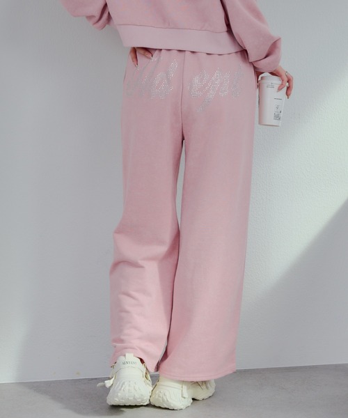 Another Branch olive des olive（アナザーブランチオリーブデオリーブ）の「【SETUP】バックロゴラインストーン付スウェットパンツ（スウェットパンツ・レディース・カモフラージュ/ピンク/グレー/チャコールグレー・FREE）」の19枚目の写真