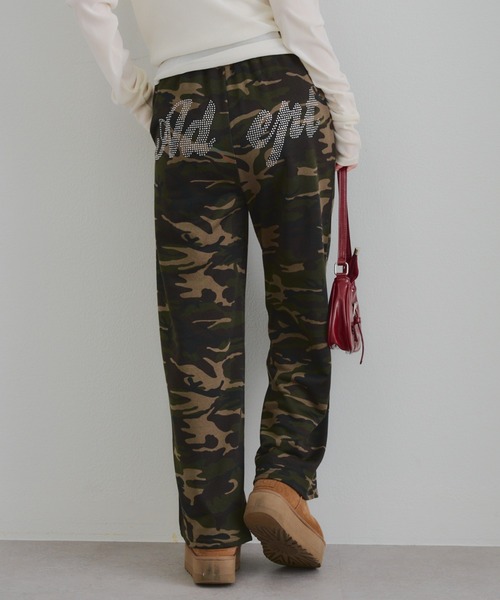Another Branch olive des olive（アナザーブランチオリーブデオリーブ）の「【SETUP】バックロゴラインストーン付スウェットパンツ（スウェットパンツ・レディース・カモフラージュ/ピンク/グレー/チャコールグレー・FREE）」の21枚目の写真