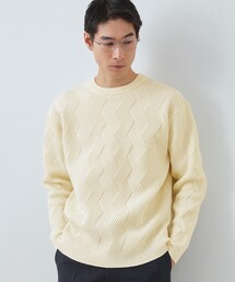 THE SHOP TK  | 【頑張りすぎないオシャレ】ミックスヤーンニット　洗濯機OK／軽量(ニット/セーター)