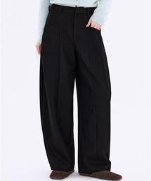 Fano Studios | ベルトデザイン タック入りスラックス FD25K059【Fano Studios】【2025AW】(スラックス)