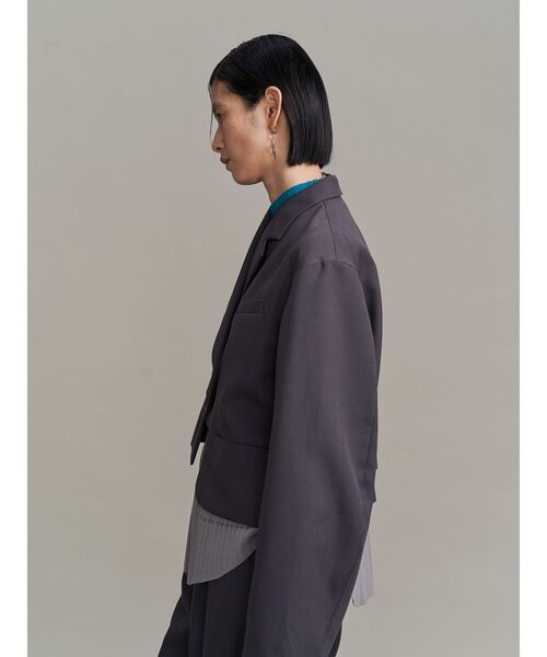 LAYERED ASYMMETRY JACKET / レイヤードアシンメトリージャケット