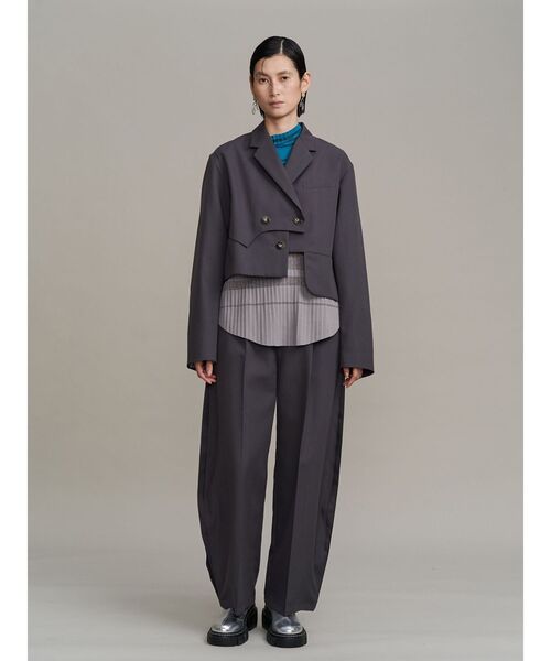 LAYERED ASYMMETRY JACKET / レイヤードアシンメトリージャケット