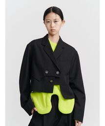 UN3D.（アンスリード）の「LAYERED ASYMMETRY JACKET   レイヤードアシンメトリージャケット（その他アウター）」