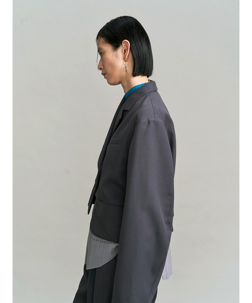 LAYERED ASYMMETRY JACKET / レイヤードアシンメトリージャケット