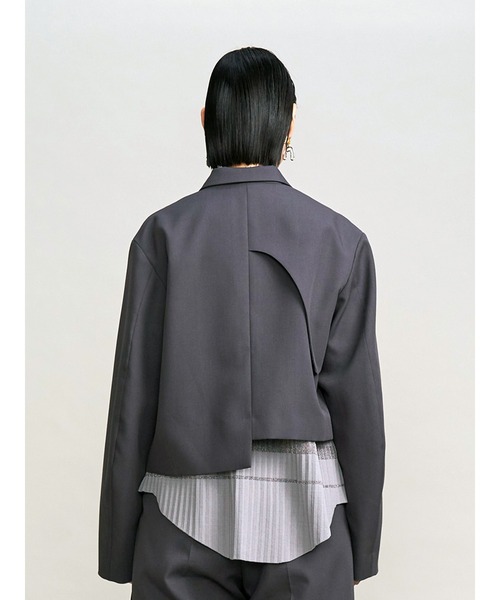 LAYERED ASYMMETRY JACKET / レイヤードアシンメトリージャケット