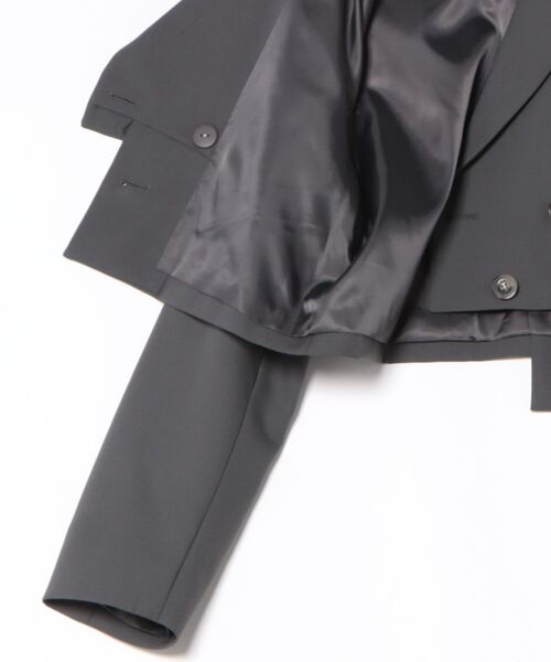 LAYERED ASYMMETRY JACKET / レイヤードアシンメトリージャケット
