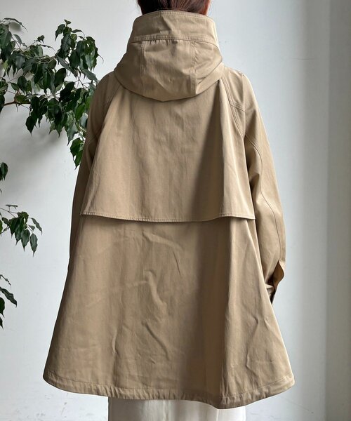 DouDou（ドゥドゥ）の「スタンドフーディーMA1（その他アウター・レディース・ブラック/ベージュ/ネイビー・FREE）」の4枚目の写真