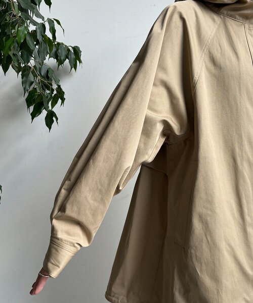 DouDou（ドゥドゥ）の「スタンドフーディーMA1（その他アウター・レディース・ブラック/ベージュ/ネイビー・FREE）」の8枚目の写真