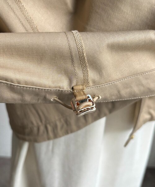 DouDou（ドゥドゥ）の「スタンドフーディーMA1（その他アウター・レディース・ブラック/ベージュ/ネイビー・FREE）」の16枚目の写真