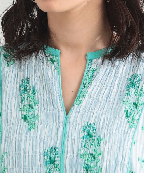 ne Quittez pas / コットンジャカード リリープリント シャーリング