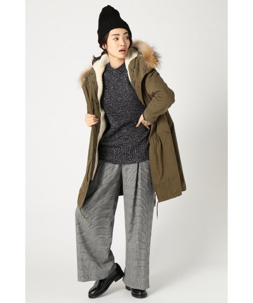 JOURNAL STANDARD（ジャーナルスタンダード）の「ラメMIXテンジク クルーネックプルオーバー#（ニット/セーター・レディース・ブラック/ホワイト・FREE）」の9枚目の写真