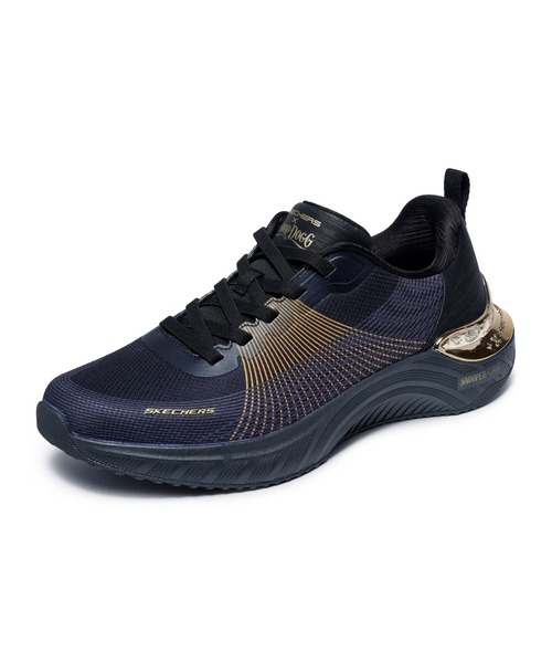SKECHERS（スケッチャーズ）の「スケッチャーズ　スヌープ・ドッグ：スヌープ エース - サイバー ウォーカー（スニーカー・メンズ・ブラック×ゴールド/ブラック×グリーン/パープル・26.5cm/25.5cm/26cm/27cm/27.5cm/28cm）」の17枚目の写真