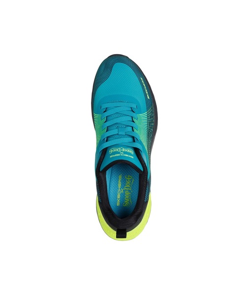 SKECHERS（スケッチャーズ）の「スケッチャーズ　スヌープ・ドッグ：スヌープ エース - サイバー ウォーカー（スニーカー・メンズ・ブラック×ゴールド/ブラック×グリーン/パープル・26.5cm/25.5cm/26cm/27cm/27.5cm/28cm）」の4枚目の写真