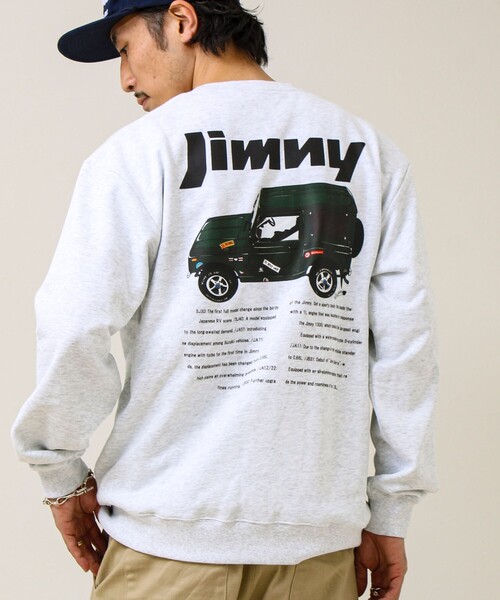 GLOSTER（グロスター）の「【ロングセラーコラボ】ジムニー×GLOSTER Suzuki Jimny 裏毛プリントスウェット（スウェット・メンズ・ブラック/ホワイト/チャコールグレー/アッシュグレー・L/M）」の15枚目の写真