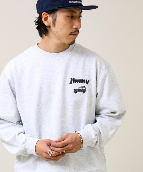 GLOSTER（グロスター）の「【ロングセラーコラボ】ジムニー×GLOSTER Suzuki Jimny 裏毛プリントスウェット（スウェット・メンズ・ブラック/ホワイト/チャコールグレー/アッシュグレー・L/M）」の17枚目の写真