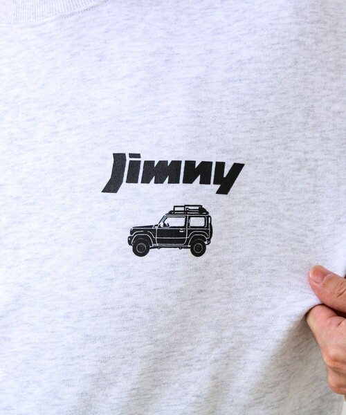 GLOSTER（グロスター）の「【ロングセラーコラボ】ジムニー×GLOSTER Suzuki Jimny 裏毛プリントスウェット（スウェット・メンズ・ブラック/ホワイト/チャコールグレー/アッシュグレー・L/M）」の18枚目の写真