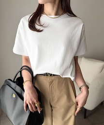 【素材にこだわった】シルクタッチスムースＴシャツ