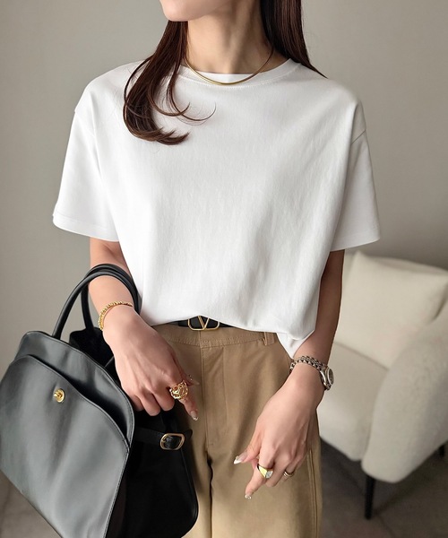 シルクタッチスムースTシャツ Emma Taylor│STYLEDOOR スタイルドア